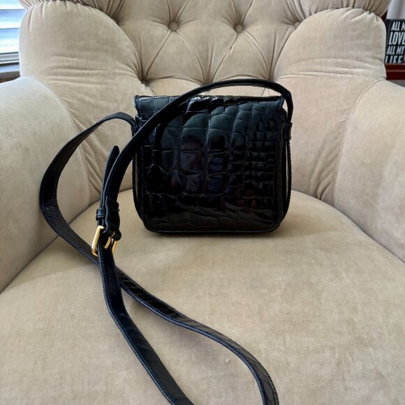 VTG Auth MAURO GOVERNA Italy Genuine Alligator Minaudiere Shoulder Bag - Picture 5 of 7